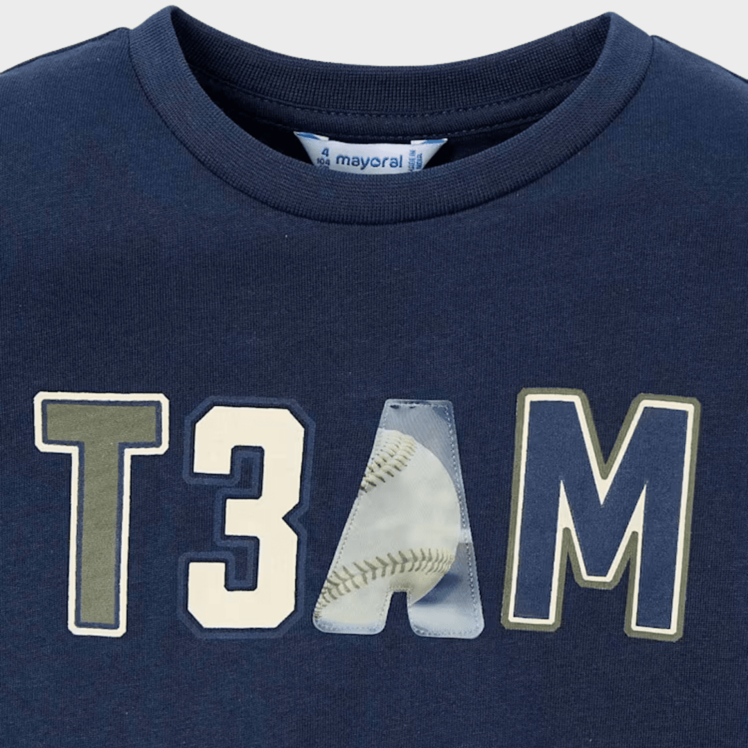 Kids Blue Team Baseball Top (2Y - 10Y) from You Know Who's