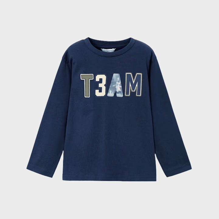 Kids Blue Team Baseball Top (2Y - 10Y) from You Know Who's
