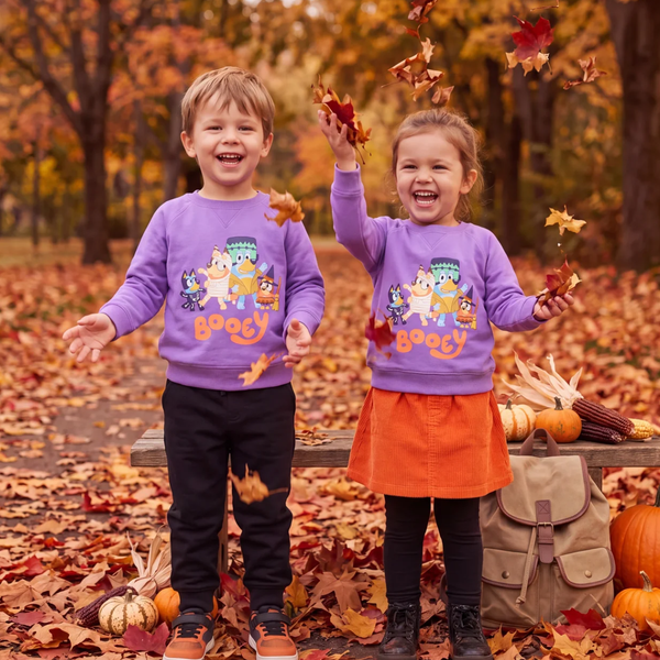 Kids Bluey Halloween Sweater from You Know Who's
