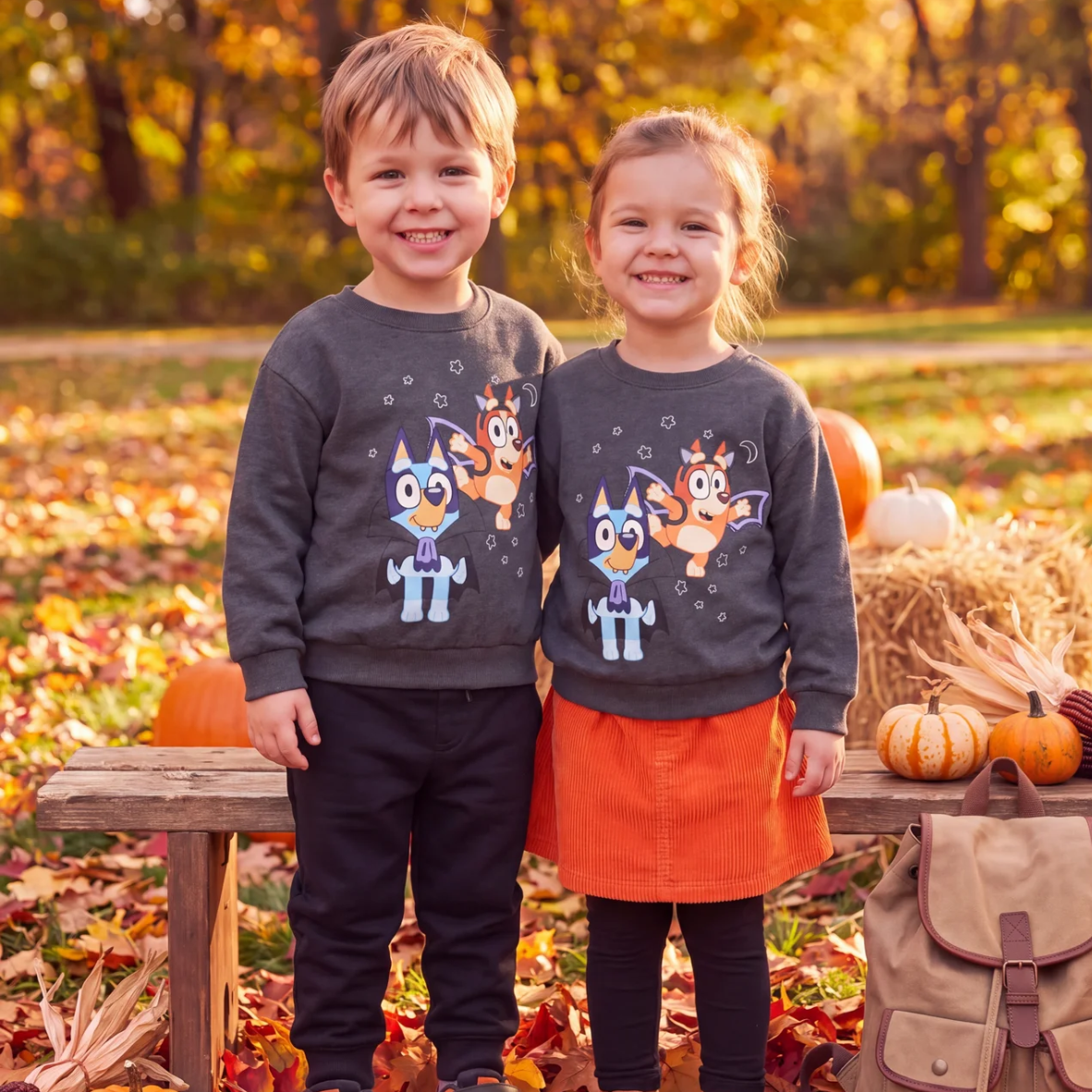 Kids Bluey Halloween Sweater from You Know Who's