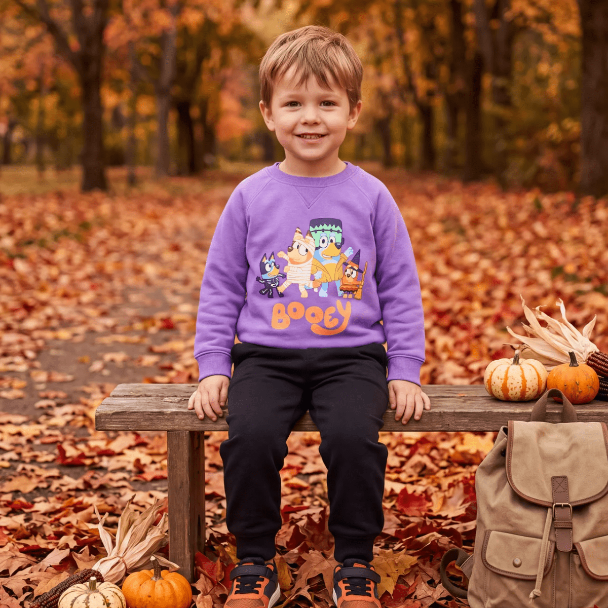 Kids Bluey Halloween Sweater from You Know Who's