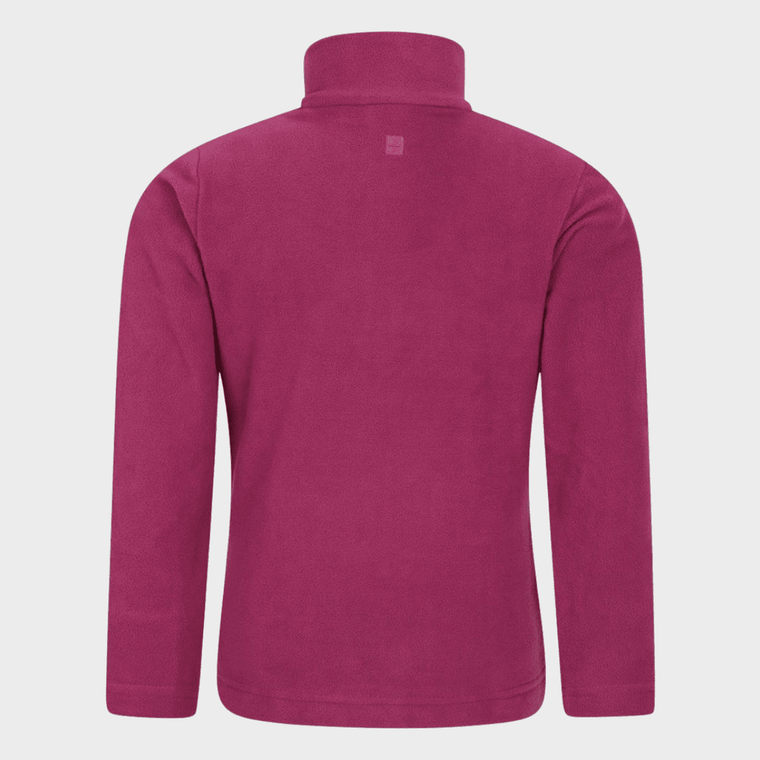 Kids Burgundy 1/4 Zip Fleece from You Know Who's
