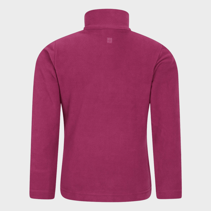Kids Burgundy 1/4 Zip Fleece from You Know Who's