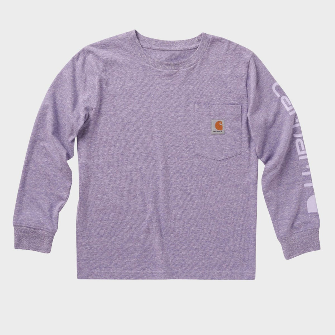 Kids Carhartt Pocket Top Purple from You Know Who's