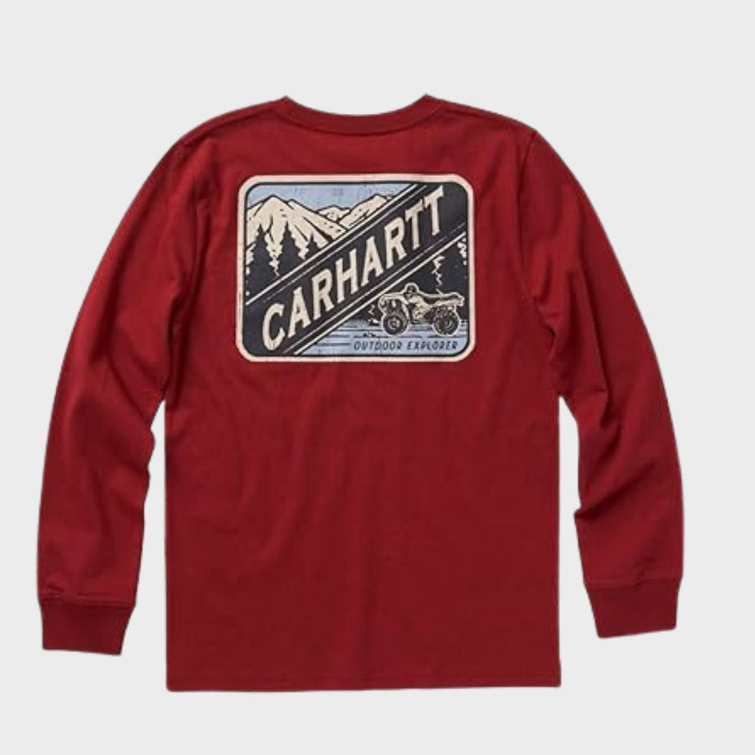 Kids Carhartt Pocket Top Red from You Know Who's