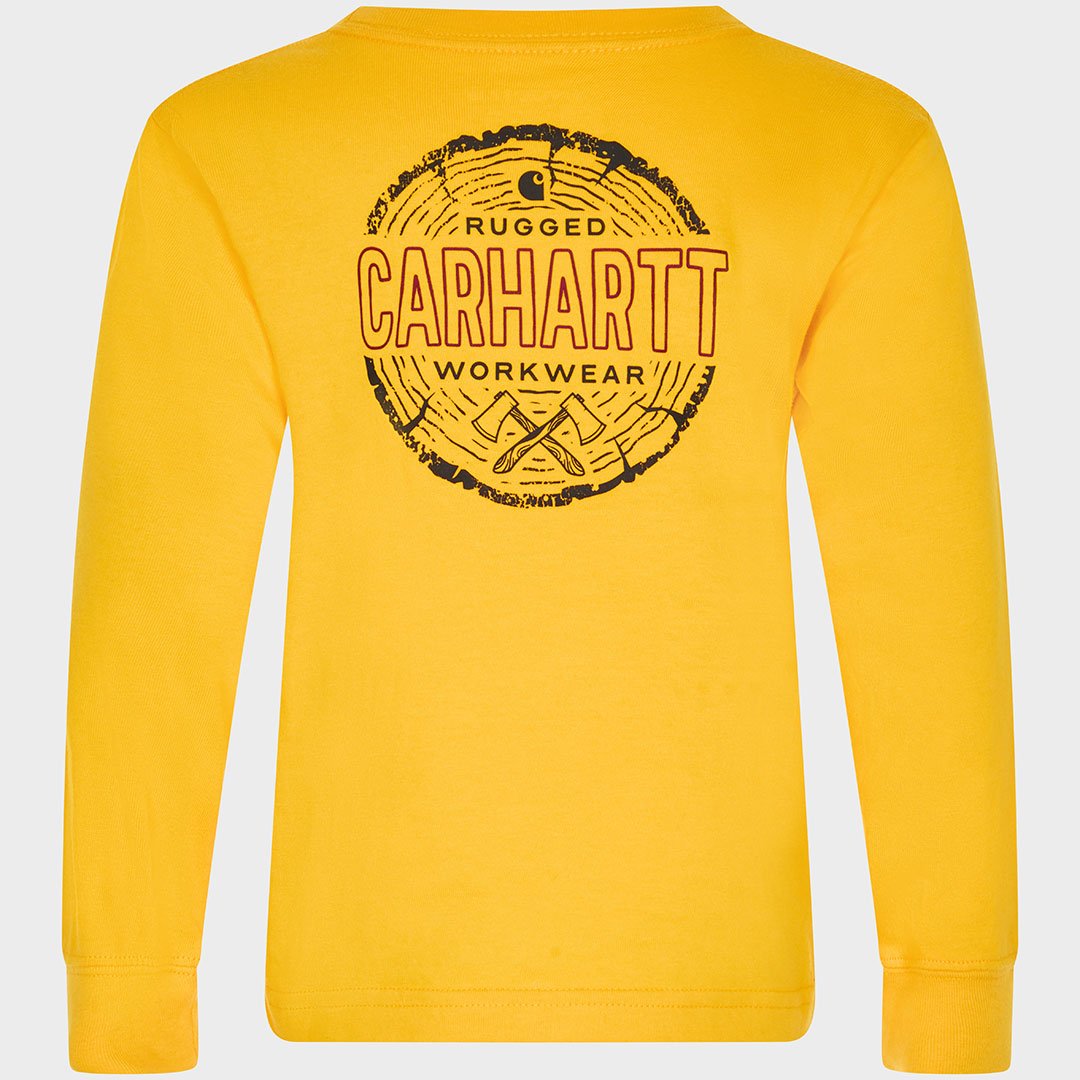 Kids Carhartt Pocket Top Yellow from You Know Who's