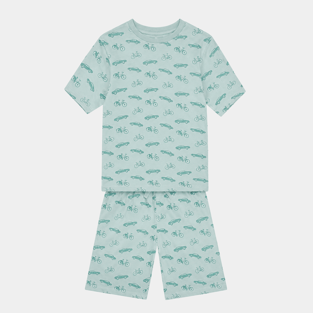 Kids Cars Green Treat Bamboo Pjs from You Know Who's