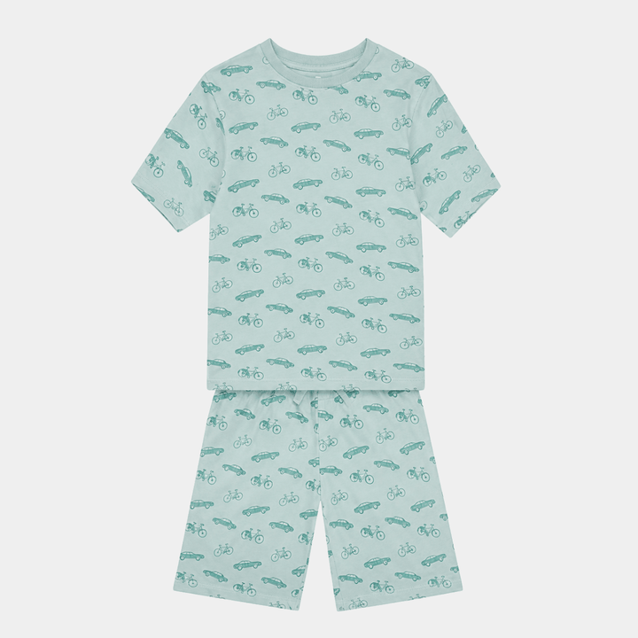 Kids Cars Green Treat Bamboo Pjs from You Know Who's