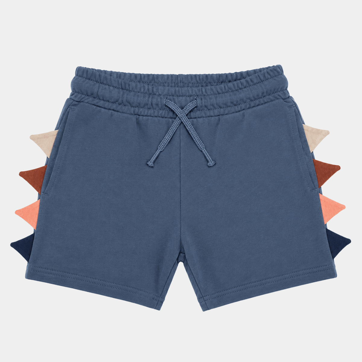 Kids Charcoal Dino Jersey Shorts from You Know Who's