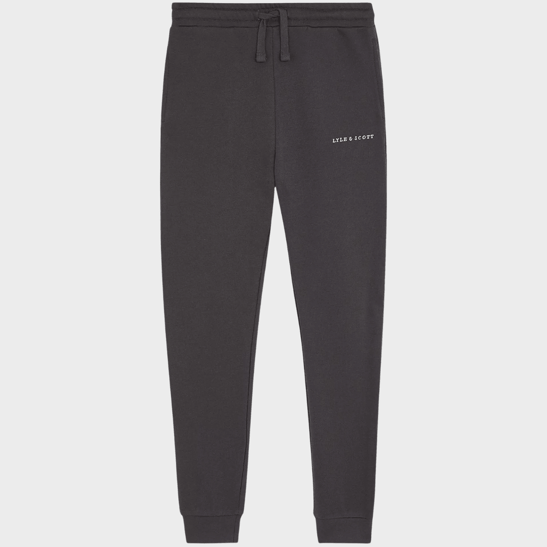 Kids Charcoal Lyle and Scott Text Joggers from You Know Who's