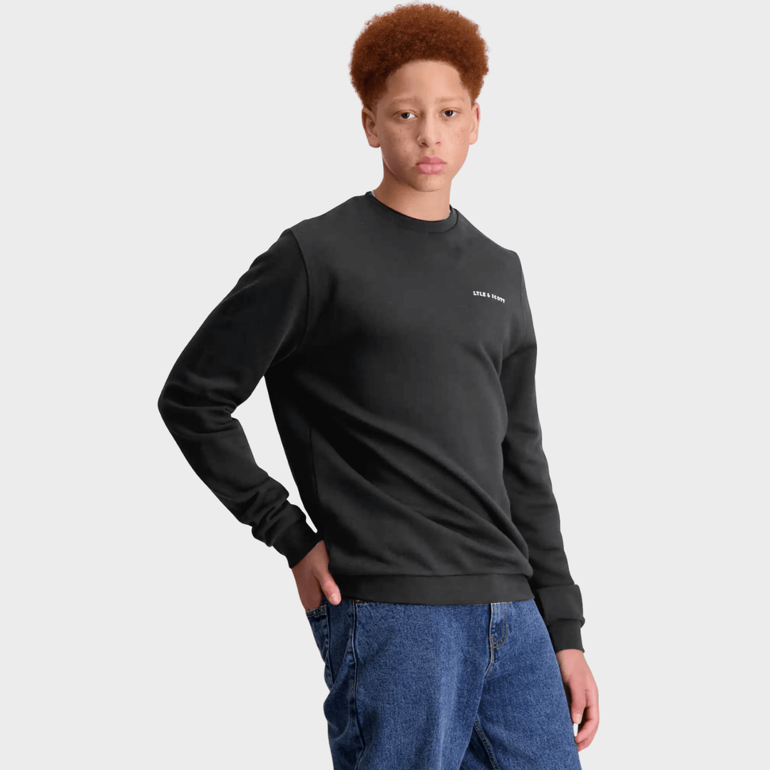 Kids Charcoal Lyle and Scott Text Sweater from You Know Who's