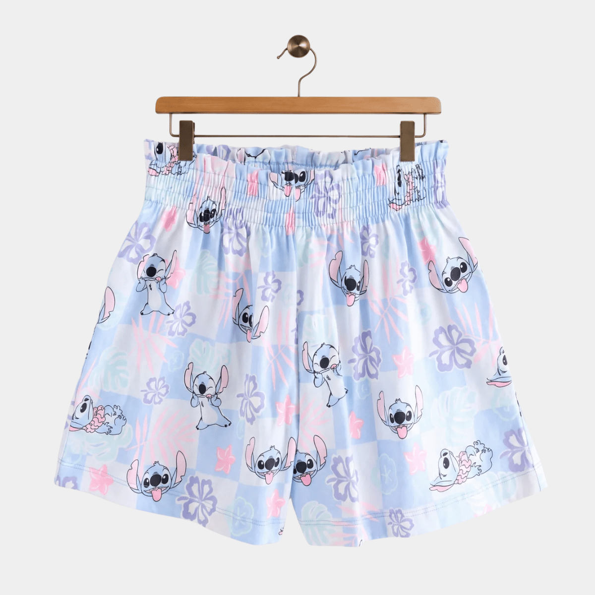 Kids Check Stitch Nightwear Shorts from You Know Who's