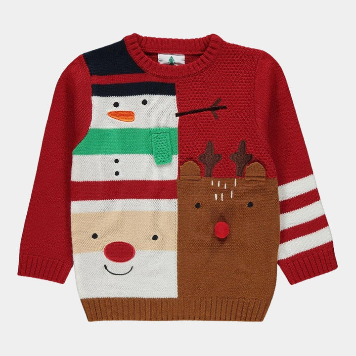 Kids Christmas Patchwork Jumper from You Know Who's