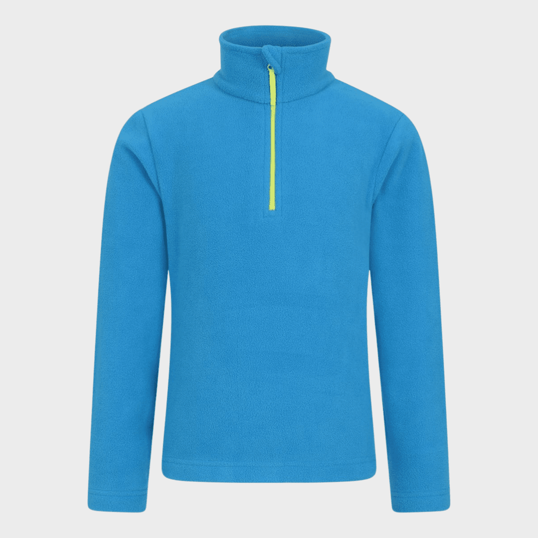 Kids Cobalt 1/4 Zip Fleece from You Know Who's