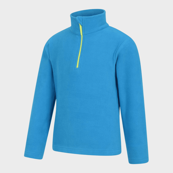Kids Cobalt 1/4 Zip Fleece from You Know Who's