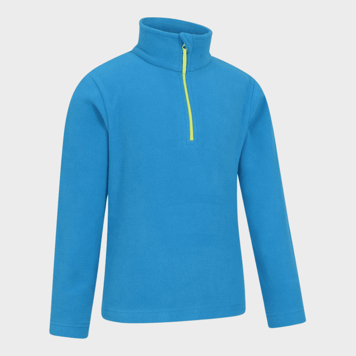 Kids Cobalt 1/4 Zip Fleece from You Know Who's