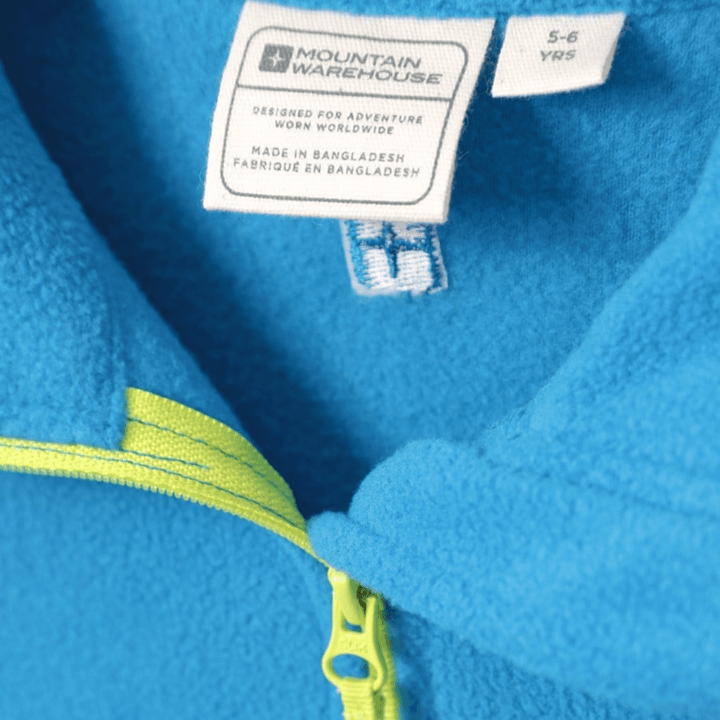 Kids Cobalt 1/4 Zip Fleece from You Know Who's