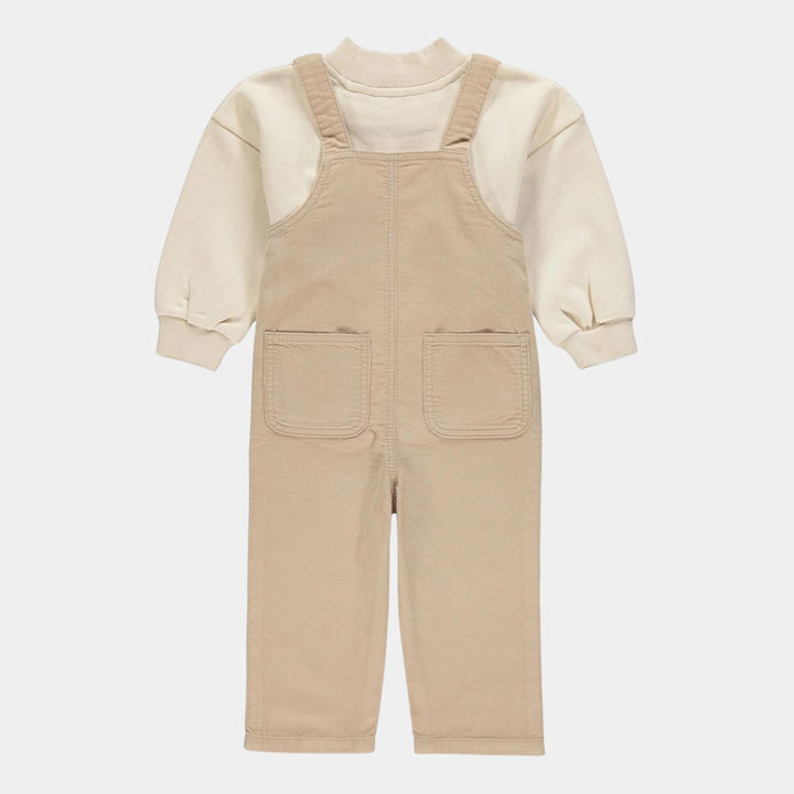 Kids Corduroy Top & Dungaree Set from You Know Who's