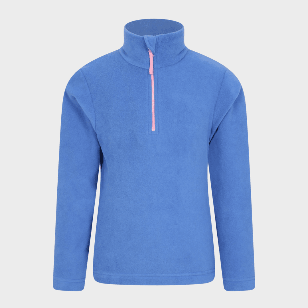 Kids Corn Blue 1/4 Zip Fleece from You Know Who's