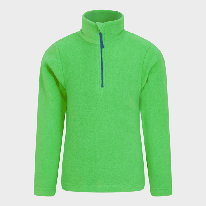 Kids Dark Green 1/4 Zip Fleece from You Know Who's
