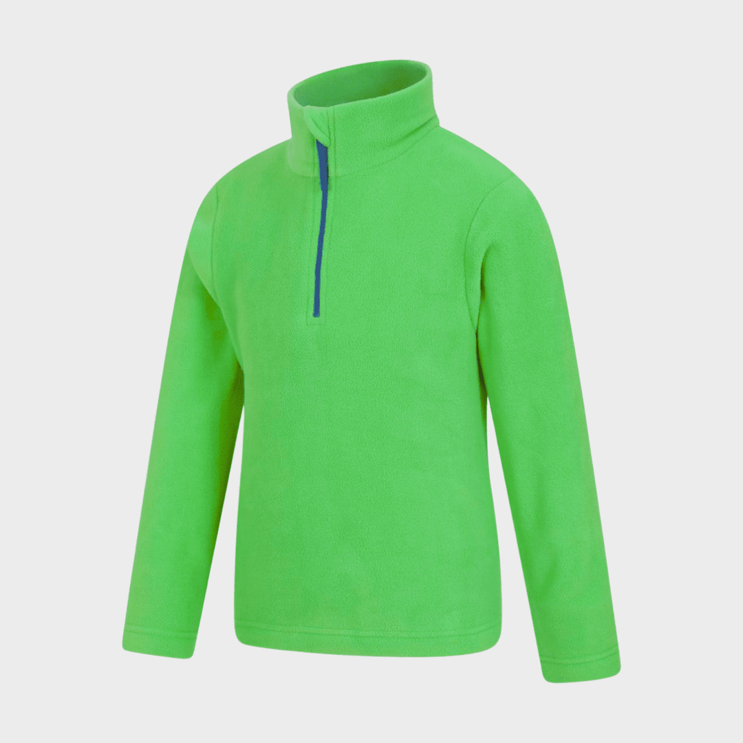 Kids Dark Green 1/4 Zip Fleece from You Know Who's