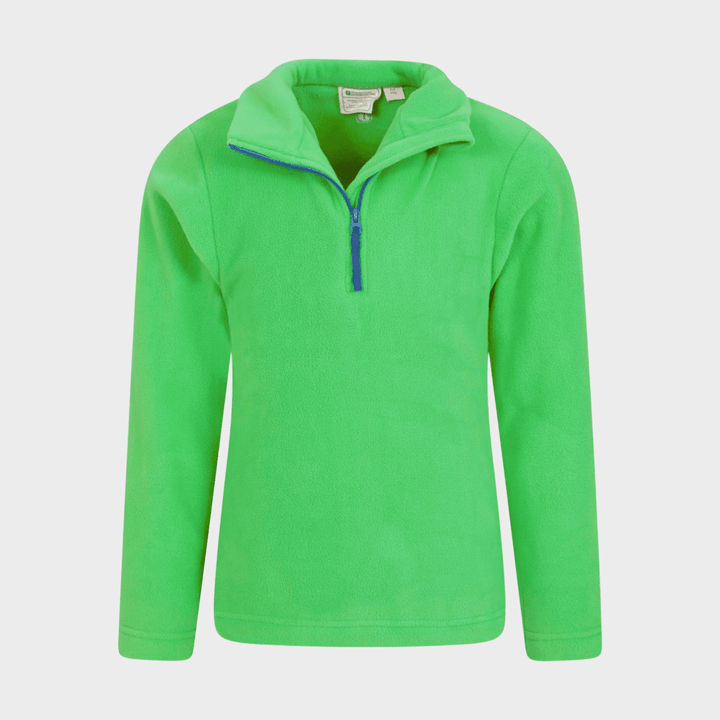 Kids Dark Green 1/4 Zip Fleece from You Know Who's