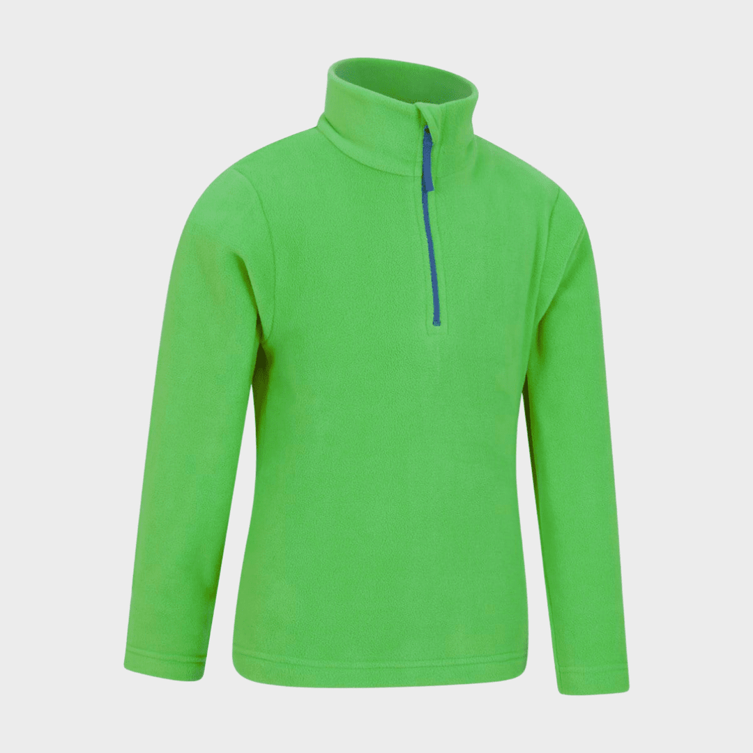 Kids Dark Green 1/4 Zip Fleece from You Know Who's
