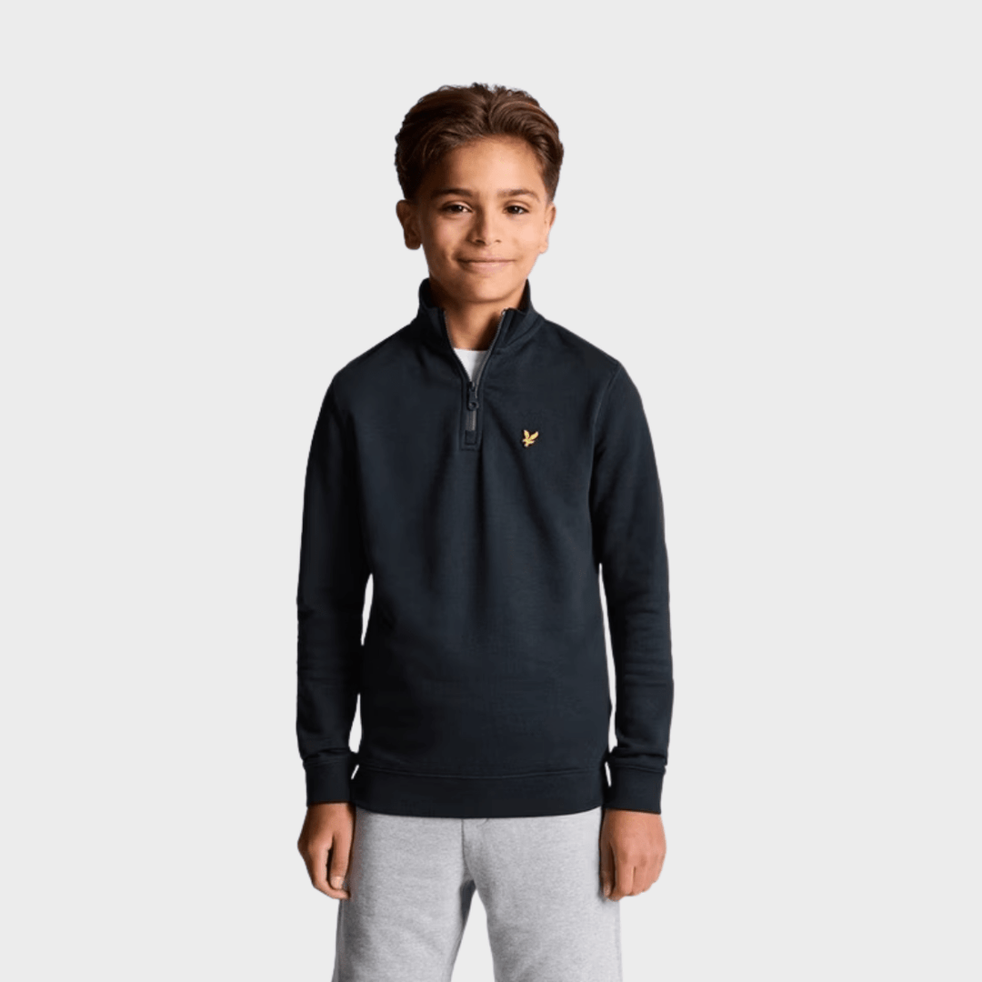 Kids Dark Navy Lyle and Scott 1/4 Zip from You Know Who's