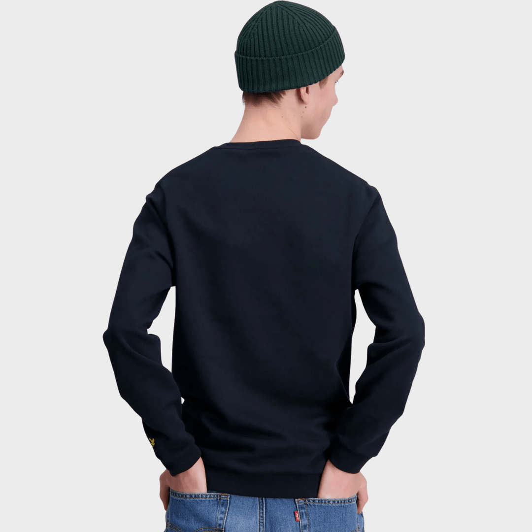 Kids Dark Navy Lyle and Scott Text Sweater from You Know Who's