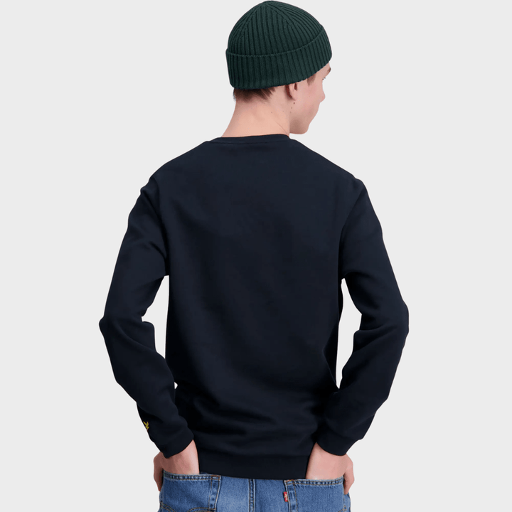 Kids Dark Navy Lyle and Scott Text Sweater from You Know Who's