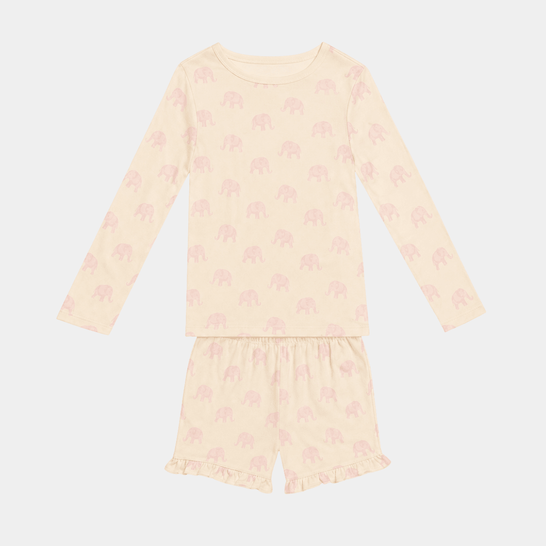 Kids Elephant Green Treat Bamboo Pjs from You Know Who's
