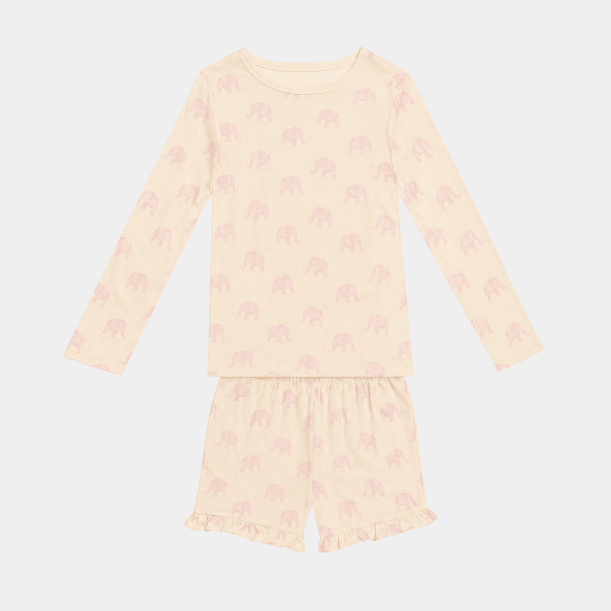 Kids Elephant Green Treat Bamboo Pjs from You Know Who's
