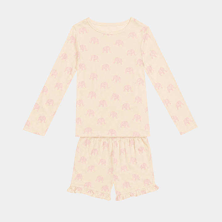Kids Elephant Green Treat Bamboo Pjs from You Know Who's