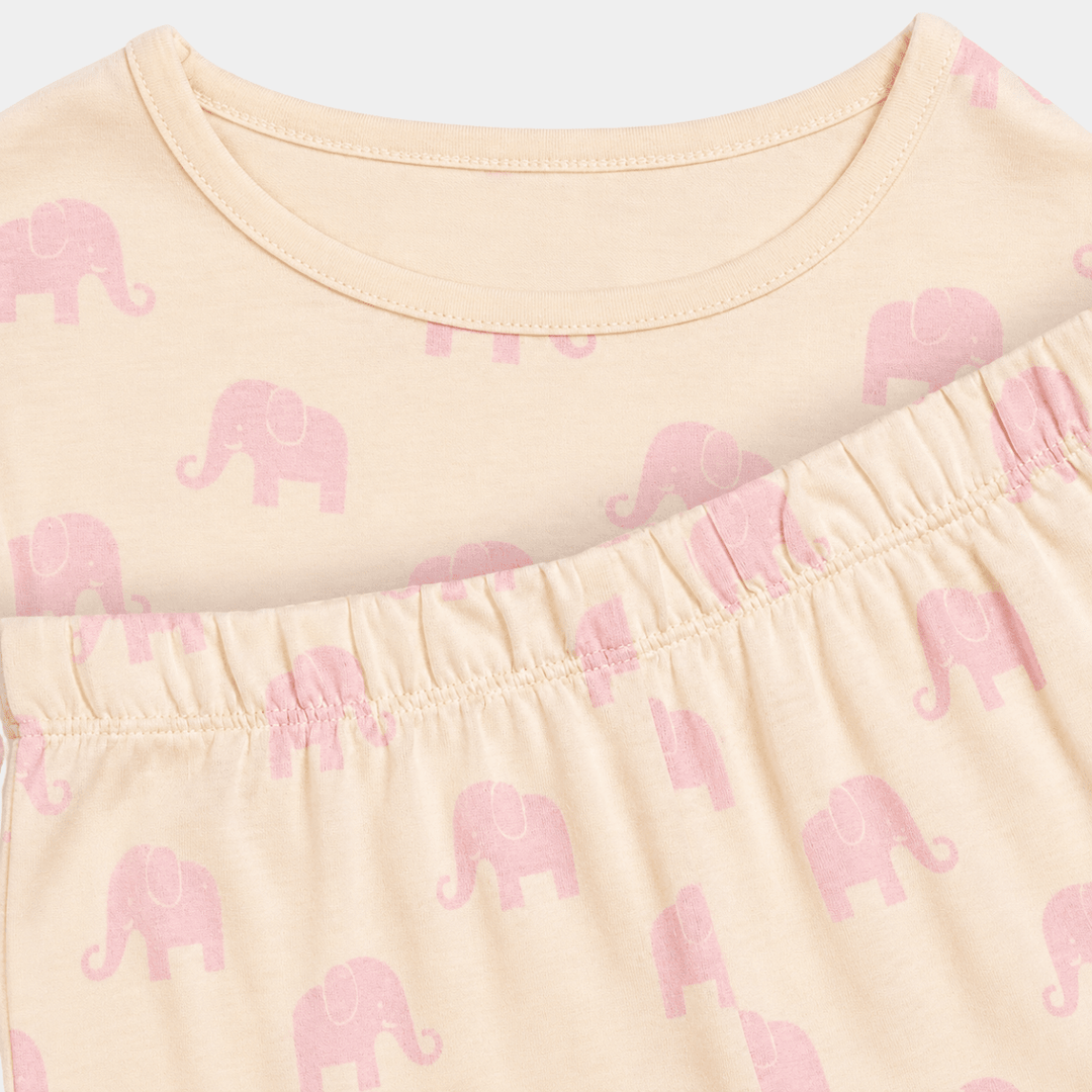 Kids Elephant Green Treat Bamboo Pjs from You Know Who's