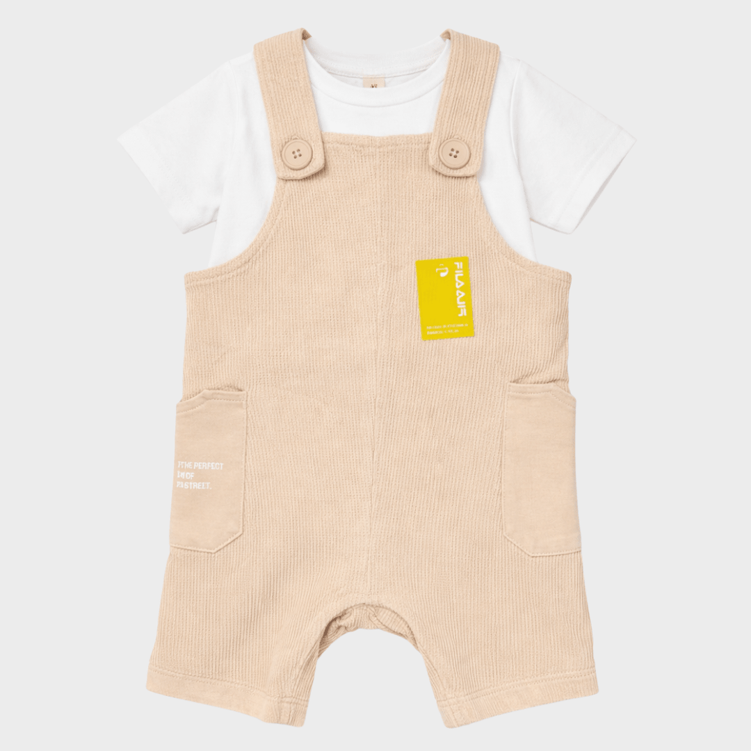 Kids Fila Dungaree Cream from You Know Who's