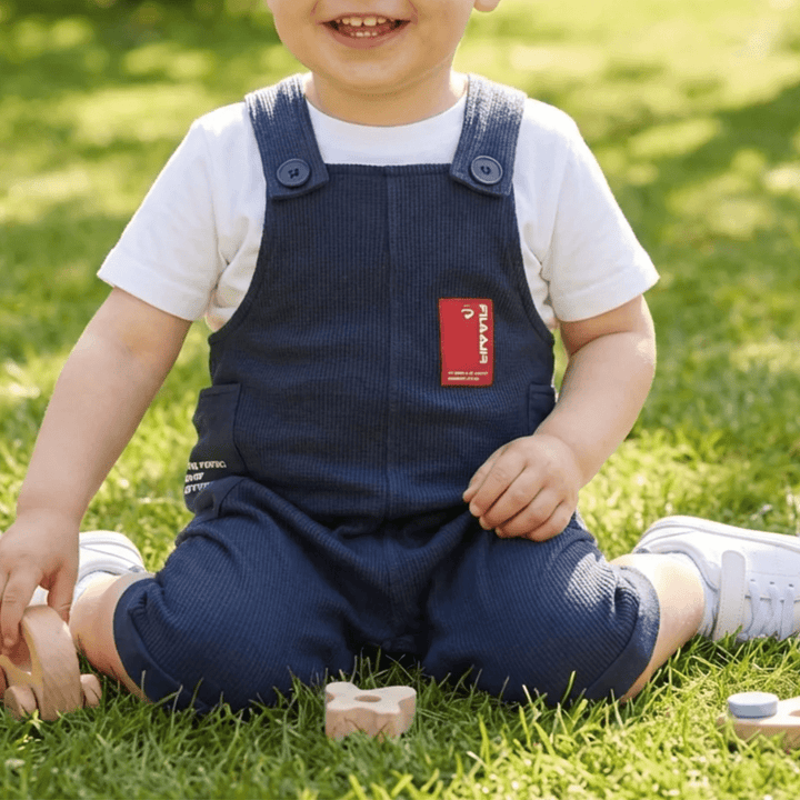 Kids Fila Dungaree Navy from You Know Who's