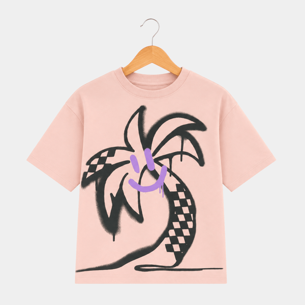 Kids Graffiti Palm Tree T-Shirt from You Know Who's