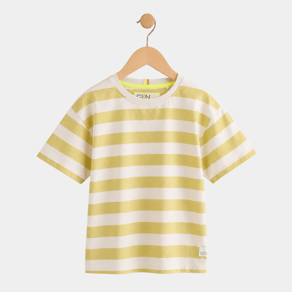 Kids Green Stripe T-Shirt from You Know Who's