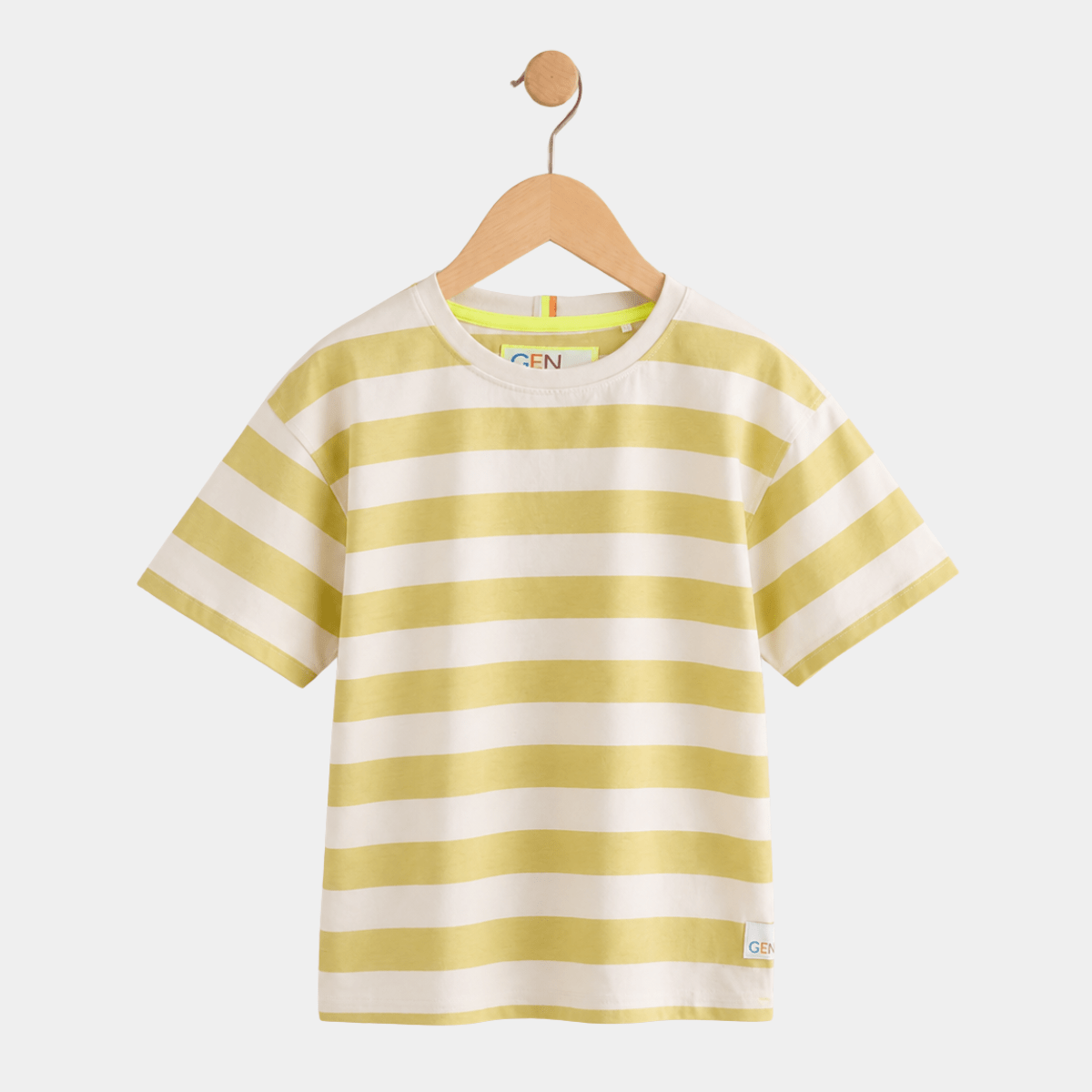 Kids Green Stripe T-Shirt from You Know Who's