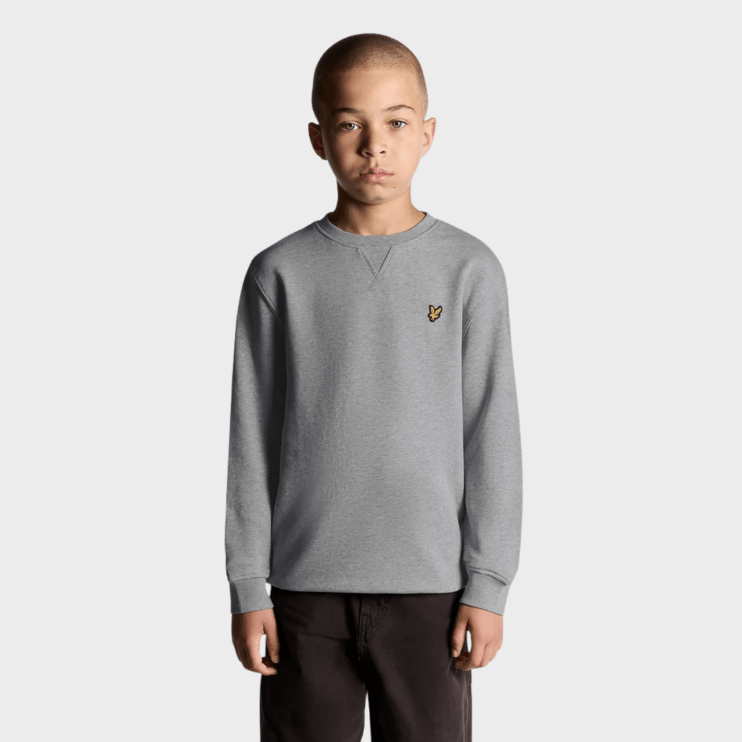 Kids Grey Lyle and Scott Logo Sweatshirt from You Know Who's