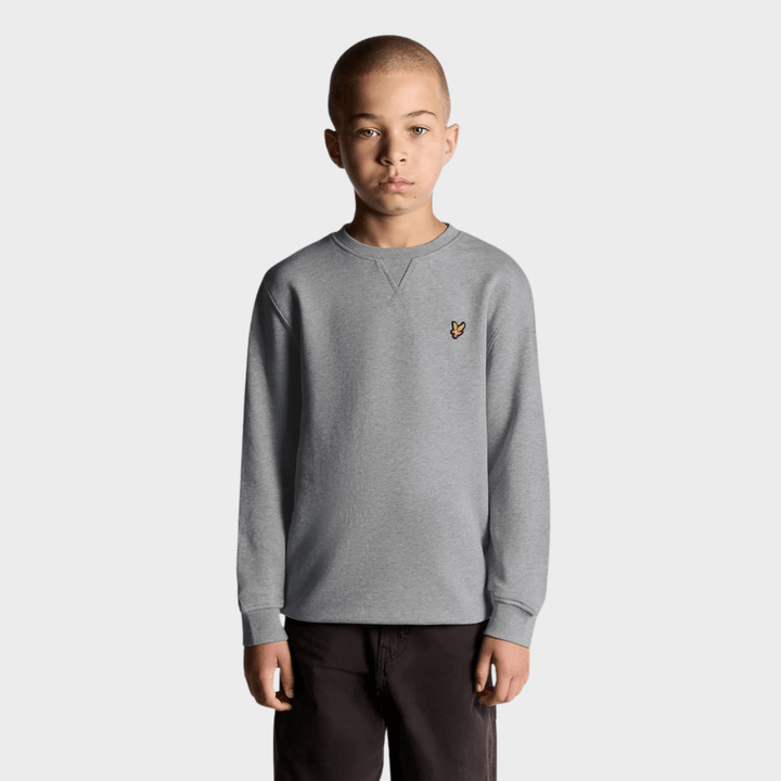 Kids Grey Lyle and Scott Logo Sweatshirt from You Know Who's