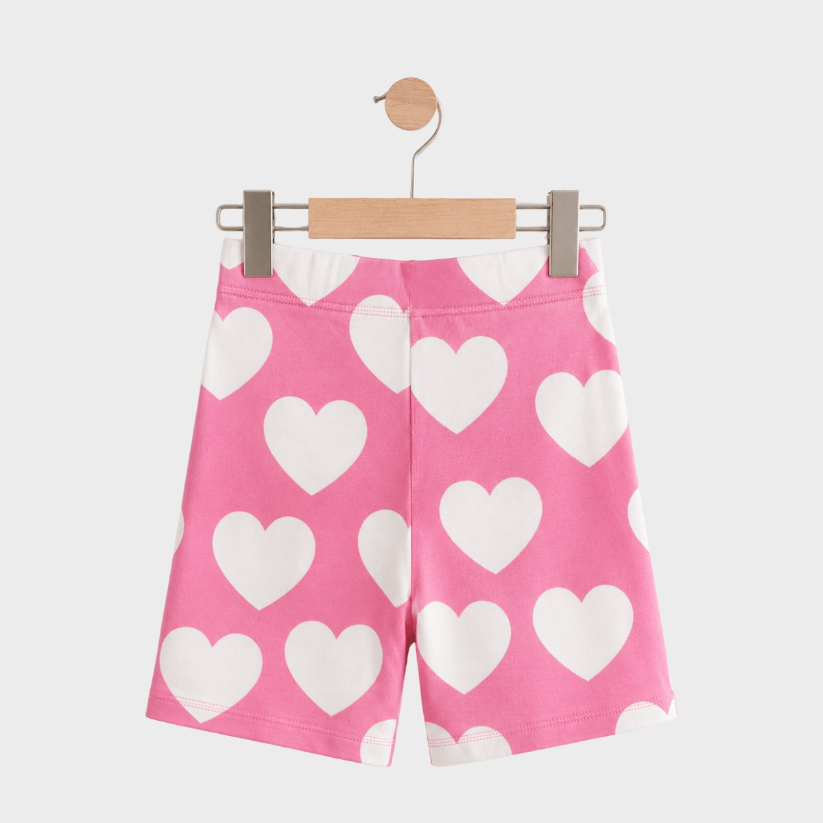 Kids Heart Print Nightwear Shorts from You Know Who's