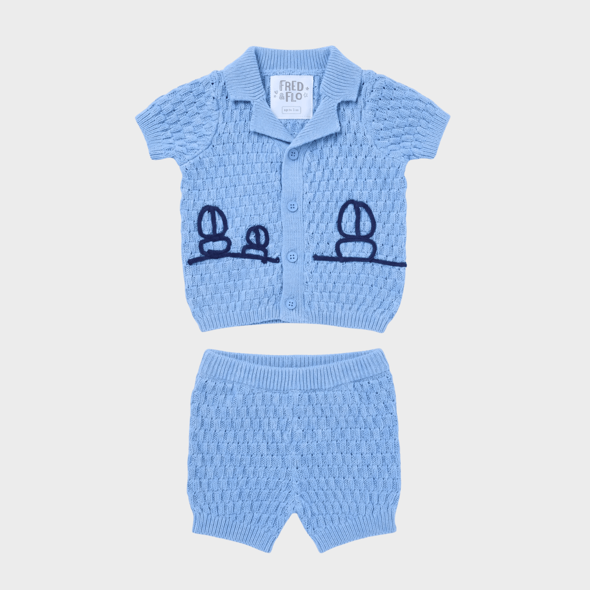 Kids Knitted Boat Short Set from You Know Who's