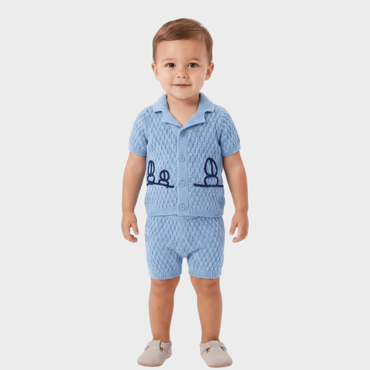 Kids Knitted Boat Short Set from You Know Who's