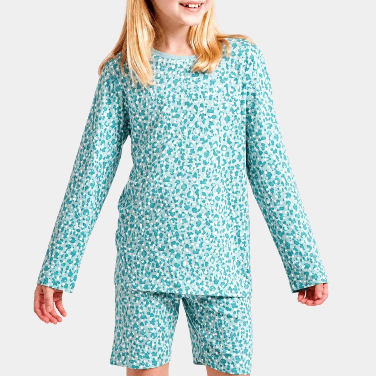Kids Leopard Green Treat Bamboo Pjs from You Know Who's