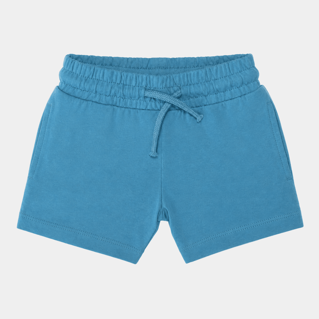 Kids Light Blue Jersey Shorts from You Know Who's