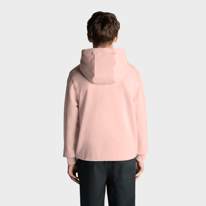 Kids Light Pink Lyle and Scott Logo Hoodie from You Know Who's