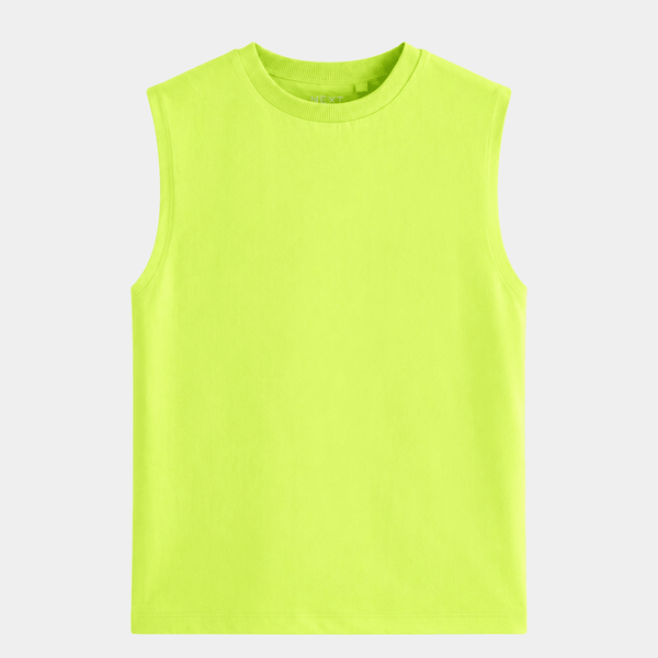 Kids Lime Crew Neck Vest from You Know Who's