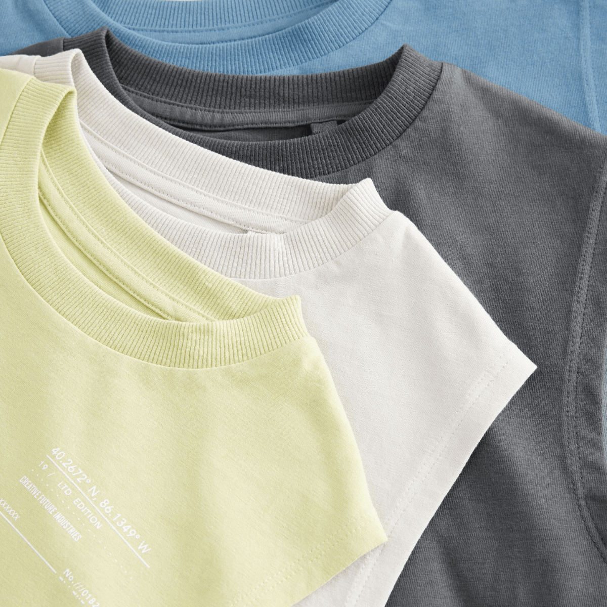 Kids Lime Printed Crew Neck Vest from You Know Who's