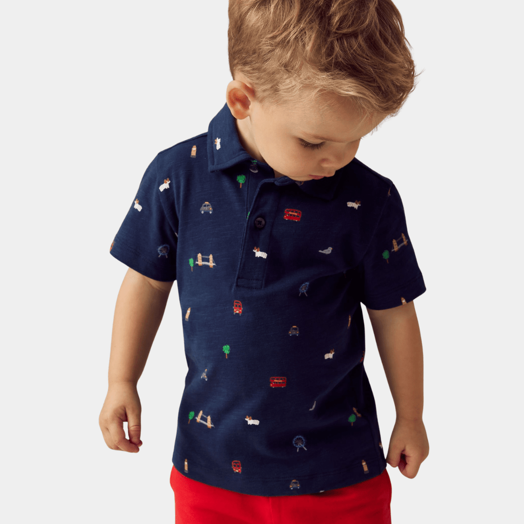 Kids London Printed Polo from You Know Who's